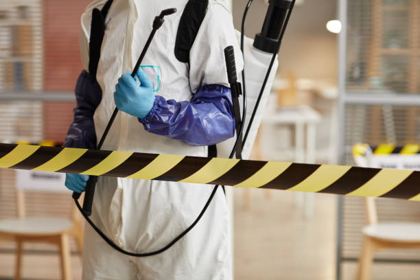 Professional Biohazard Cleanup technician working in Apple Valley, OH